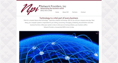 Desktop Screenshot of networkprovidersinc.com