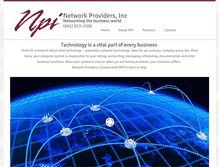 Tablet Screenshot of networkprovidersinc.com